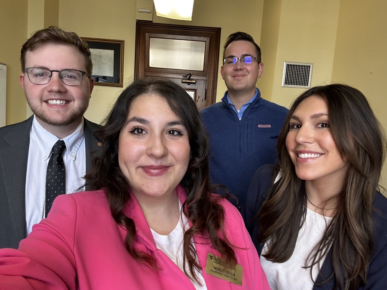 Delegate Cannon with WVOTA members