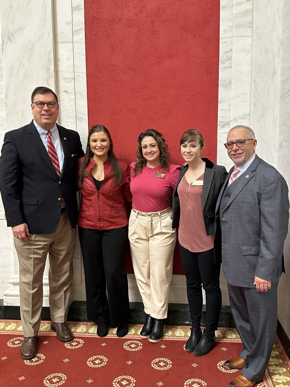 WVOTA Members and Senators Oliverio and Caputo