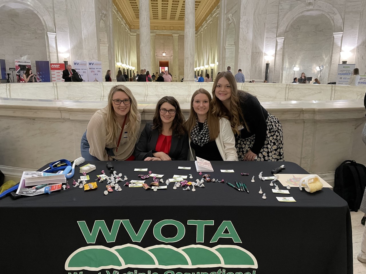 WVOTA Student Members promoting OT